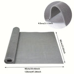 tapis porte gris moderne maille régulière antidérapant facile nettoyer 90x120cm pvc