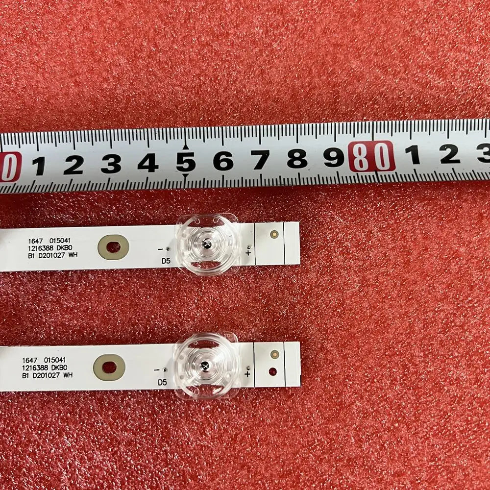 bande lumineuse led transparente moderne 60mm 2pc 4oeillets 10connecteurs