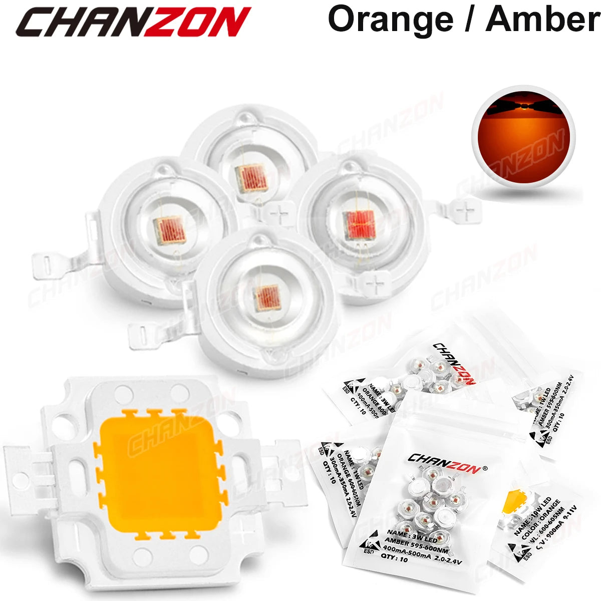 ampoule led 10w 1w 3w orange ambrée moderne technologie cuivre filaire certification ccc