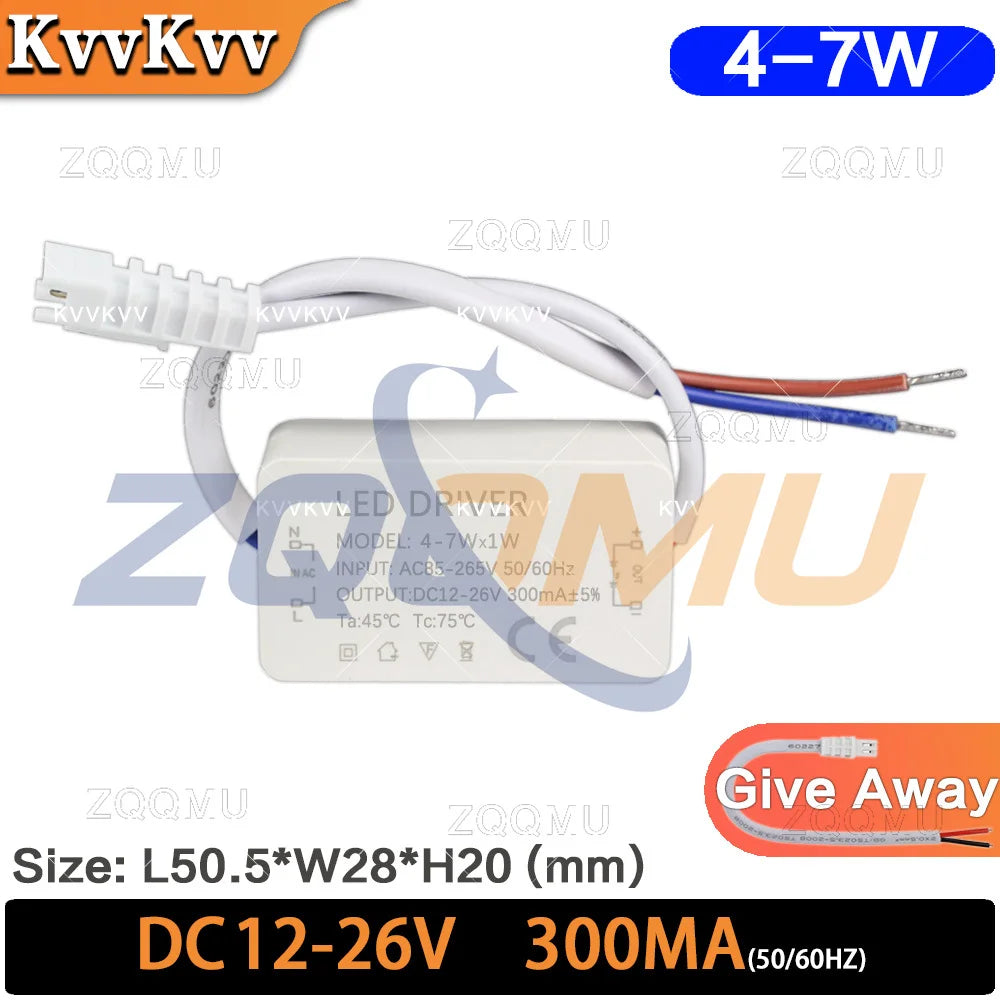 adaptateur alimentation led driver 36w 30w 18w constante 300ma moderne encastrable