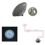 lampe led piscine sous marine étanche ip68 multicolore télécommande fixation vis