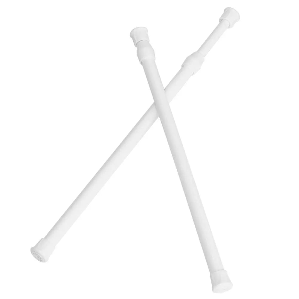 tige extensible rideau douche blanc moderne respectueux environnement eyelets robuste durable