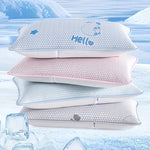 taies d'oreiller hexagonales bleues motif hello moderne 100 polyester frais