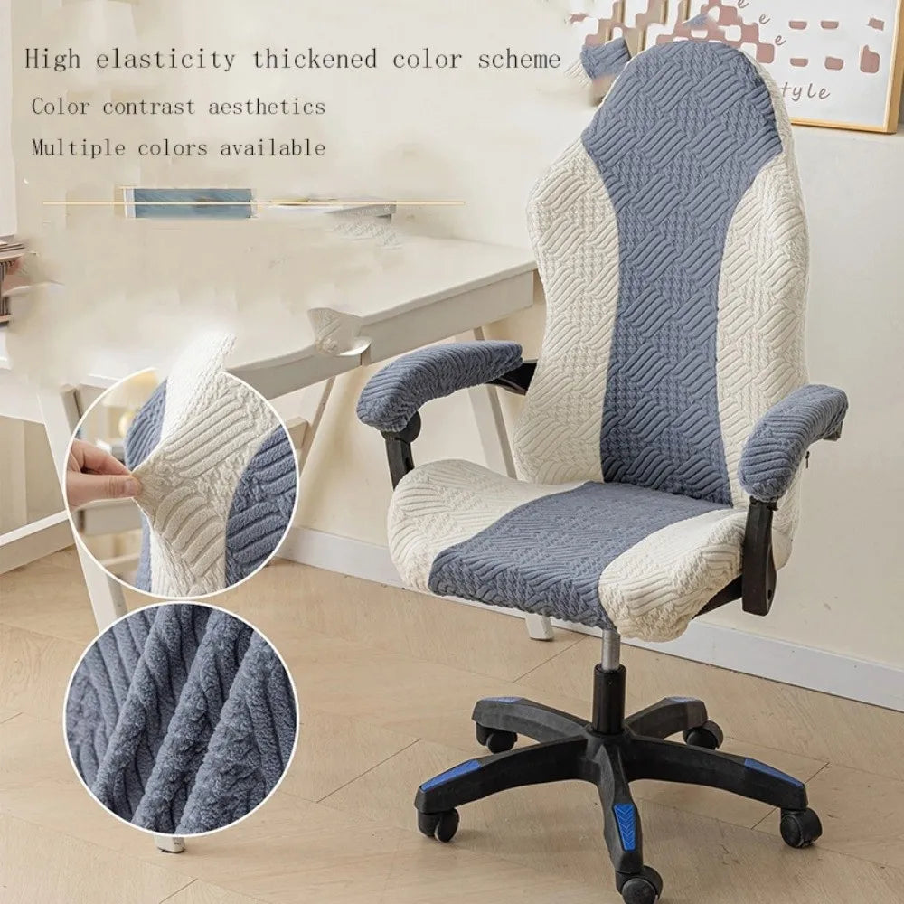 chaise moderne rose gris rayées polyester coton extérieure pivotante lavable adultes