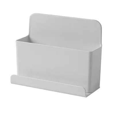 porte objets mural réutilisable moderne adhésif gris clair plat respectueux environnement