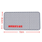 tapis cuisine silicone hexagones moderne noir résistant chaleur antidérapant respectueux environnement