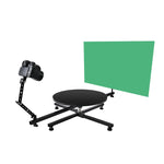 support rotatif photo plateau tournant videokit diffuseur moderne noir vis trépied caméra