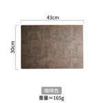 serviettes table rectangulaires toile lin gris bleu marron modernes imperméables