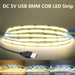 ruban led cob blanc 3000k 4000k 6000k adhésif moderne éclairage ambiance chambre
