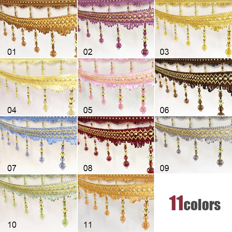 ruban décoratif brodé pendantes classique élégant rouge violet rose bleu vert clair polyesterUsageId omitUsageId
