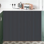 rideau cuisine gris clair rayures modernes eyelets polyester machine washversible