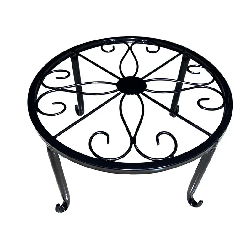 support pot fleur métal autoportant extérieur balcon multifonctionnel décoration florale
