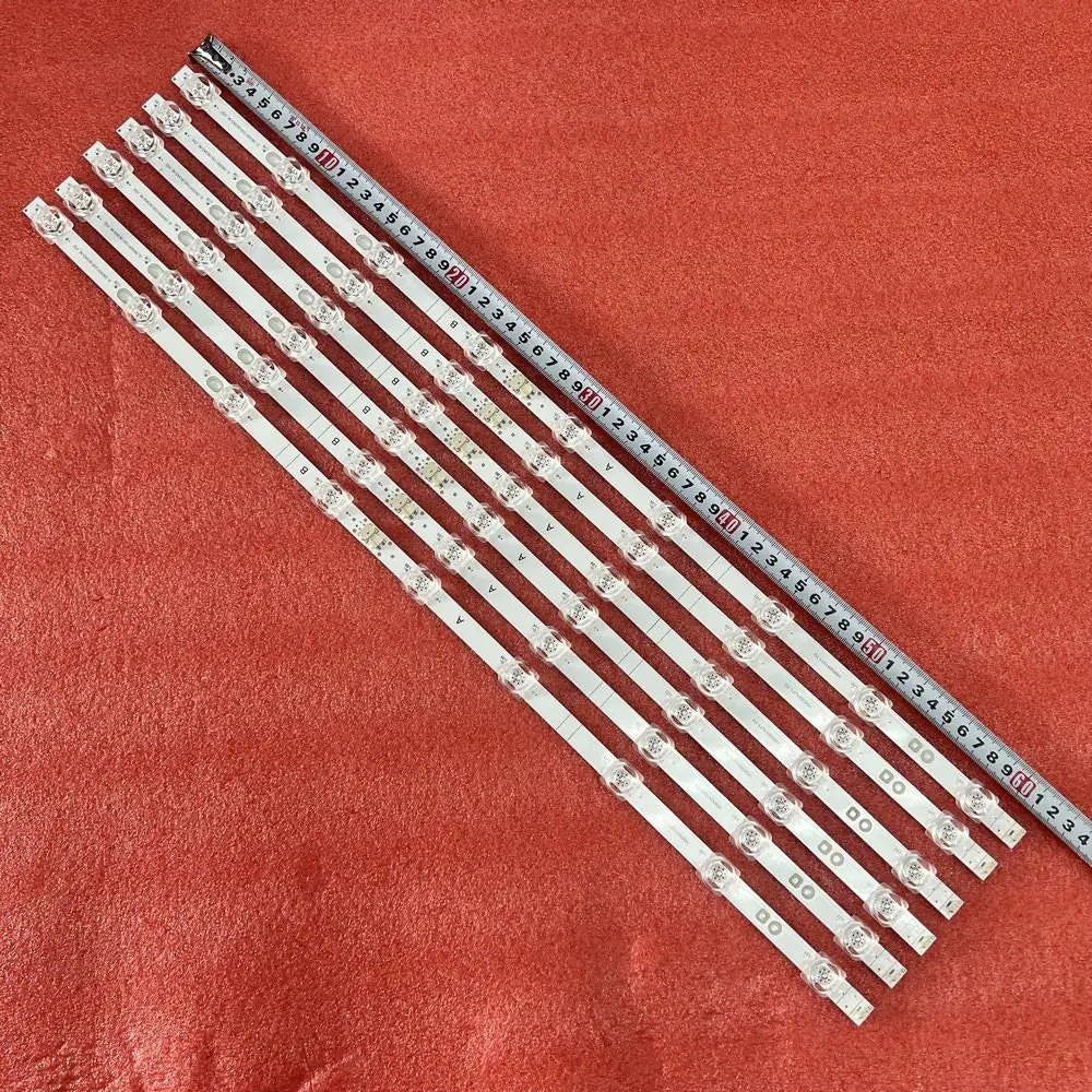 bandes led blanc modernes sans cable fixation invisible téléviseur personnalisables symboles L02 AB