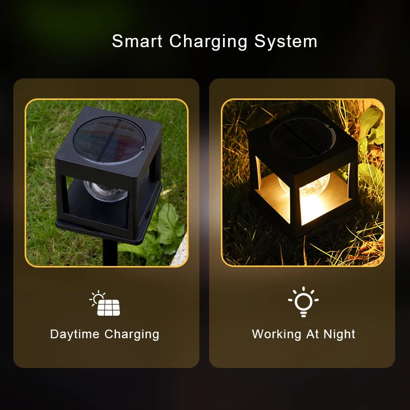 lampe solaire ip65 led étanche contemporaine noire base autoinstallableextérieur jardin