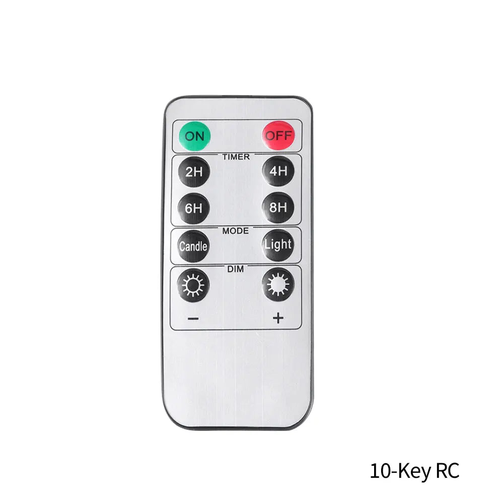 bougies led sans flamme télécommande blanc rouge vert marron beige moderne minimaliste