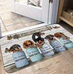 tapis sol moderne chiens dessin animé anti dérapant résistant décoloration 30x50cm 40x60cm 50x80cm