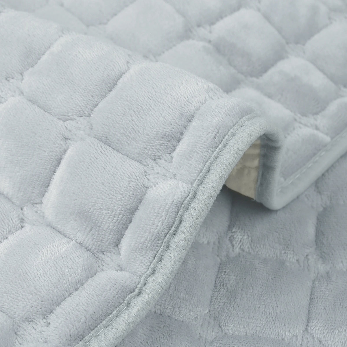 housse canapé angle gris rayures horizontales moderne textile polyester lavable protection salon hiver chaud