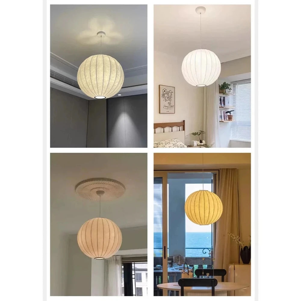 suspension moderne blanche rayures noires ø30cm 150cm fil neutre echangable