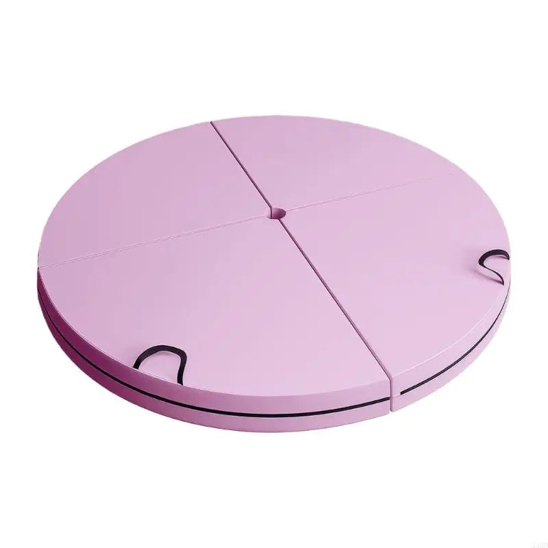 tapis yoga noir rose plissé moderne épais transportable pratique danse