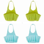 porte savon silicone perforé moderne vert rose bleu adhésif rangement évier multifonctionReusable