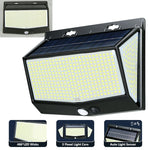 lampe solaire extérieure moderne capteur mouvement waterproof ip65 led noire opalique