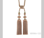 pompons rideau doré gris rose tissé brillant opaques classiques attache cordon maison