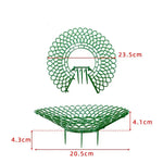 support plantes plastique vert grille rond utilitaire balcon pot fleur 8cm 12cm 18cm 30cm