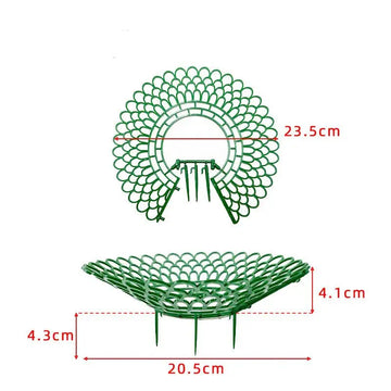 support plantes plastique vert grille rond utilitaire balcon pot fleur 8cm 12cm 18cm 30cm