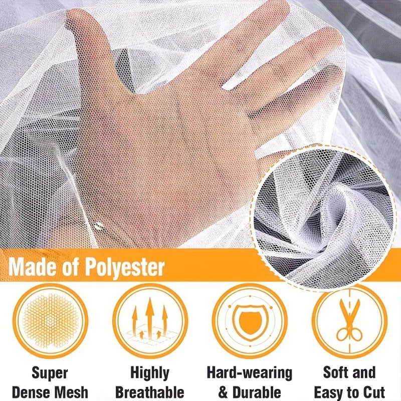 filet anti moustiques transparent blanc noir semi extensible patio jardin campement voyage bohème contemporain