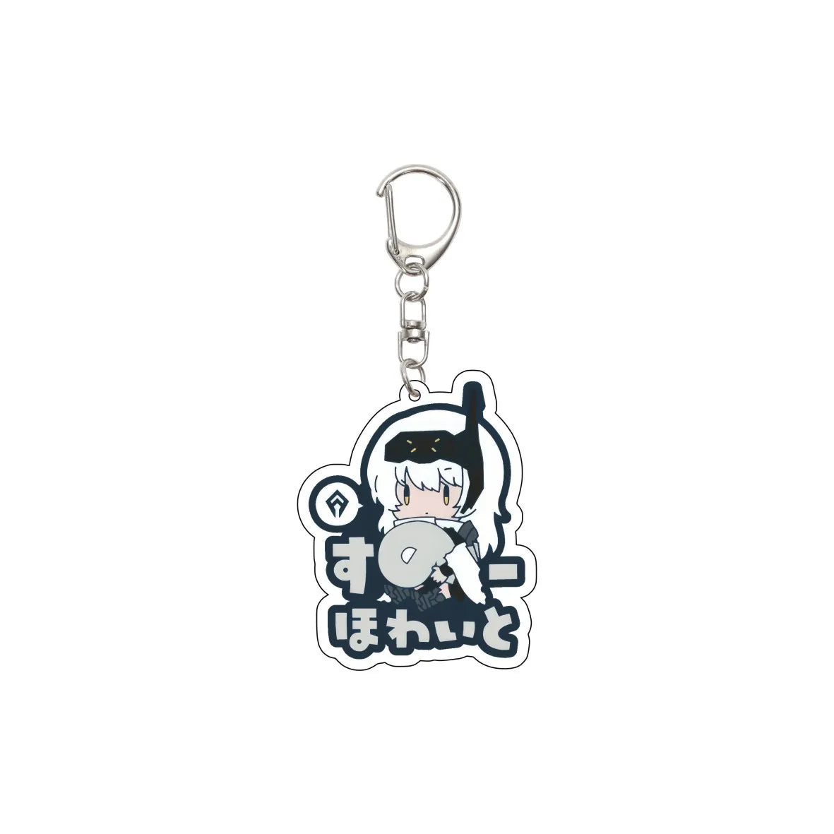 porte clés anime personnages stylisés noir blanc orange rose bleu vert cartoon mignon lettres