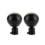 boules rideau moderne perforées noir blanc accessoires voilures fixations différentes tailles inclusées