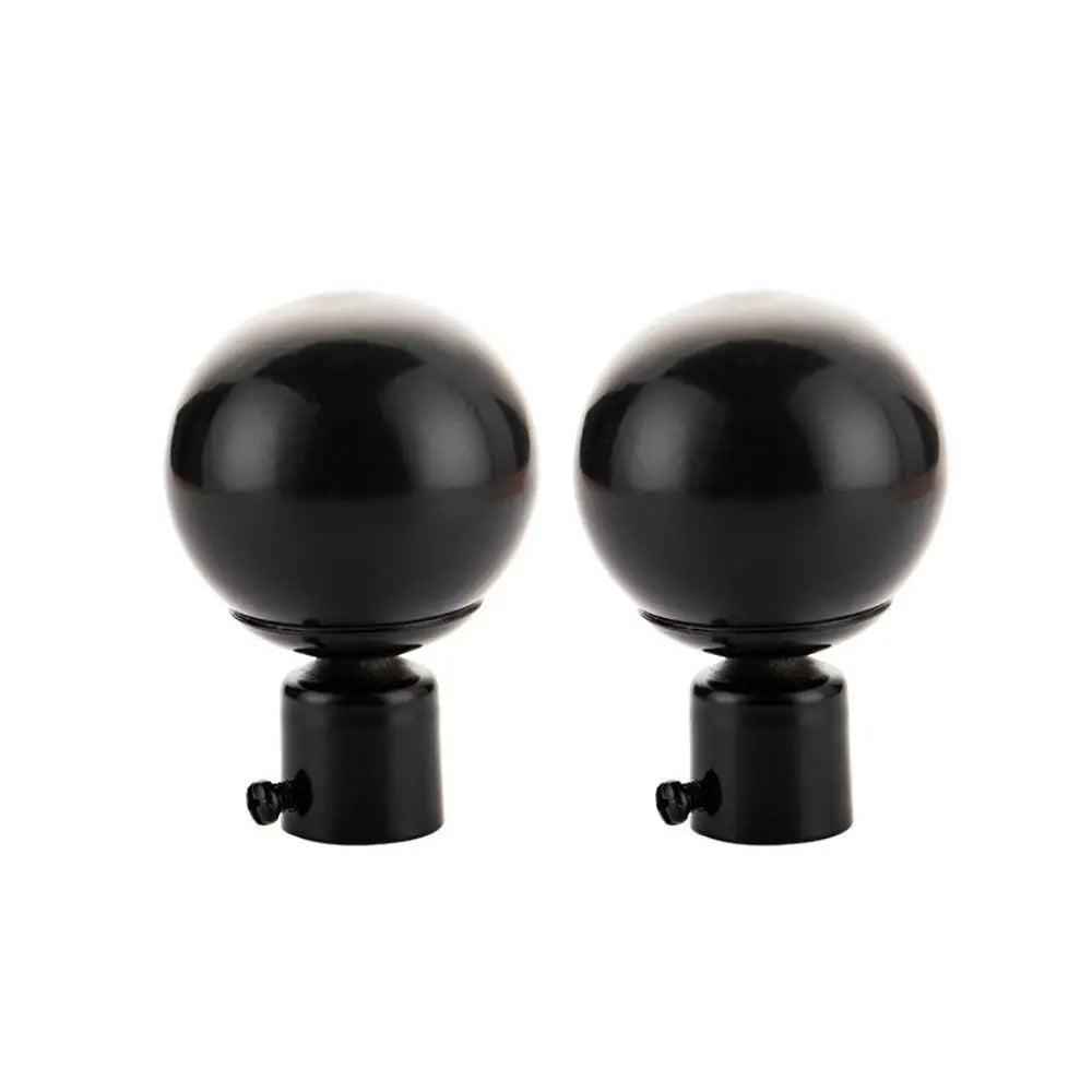 boules rideau moderne perforées noir blanc accessoires voilures fixations différentes tailles inclusées