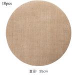 serviettes table toile jute beige rustique respectueuses l'environnement assiettes tasses théière decoration table