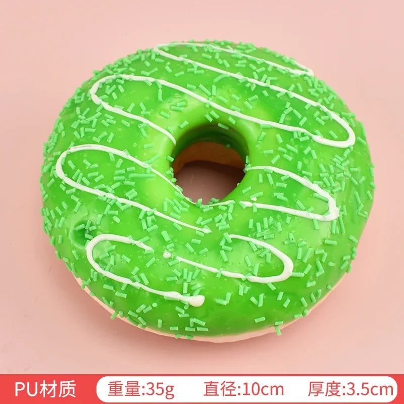 donuts artificiels réalistes orange vert noir blanc jaune multicolores occasion fête anniversaire noël mariage
