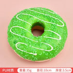 donuts artificiels réalistes orange vert noir blanc jaune multicolores occasion fête anniversaire noël mariage
