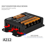 amplificateur audio contrôleur led 24v 30a 720w noir moderne certifications ccc fcc rohs ul