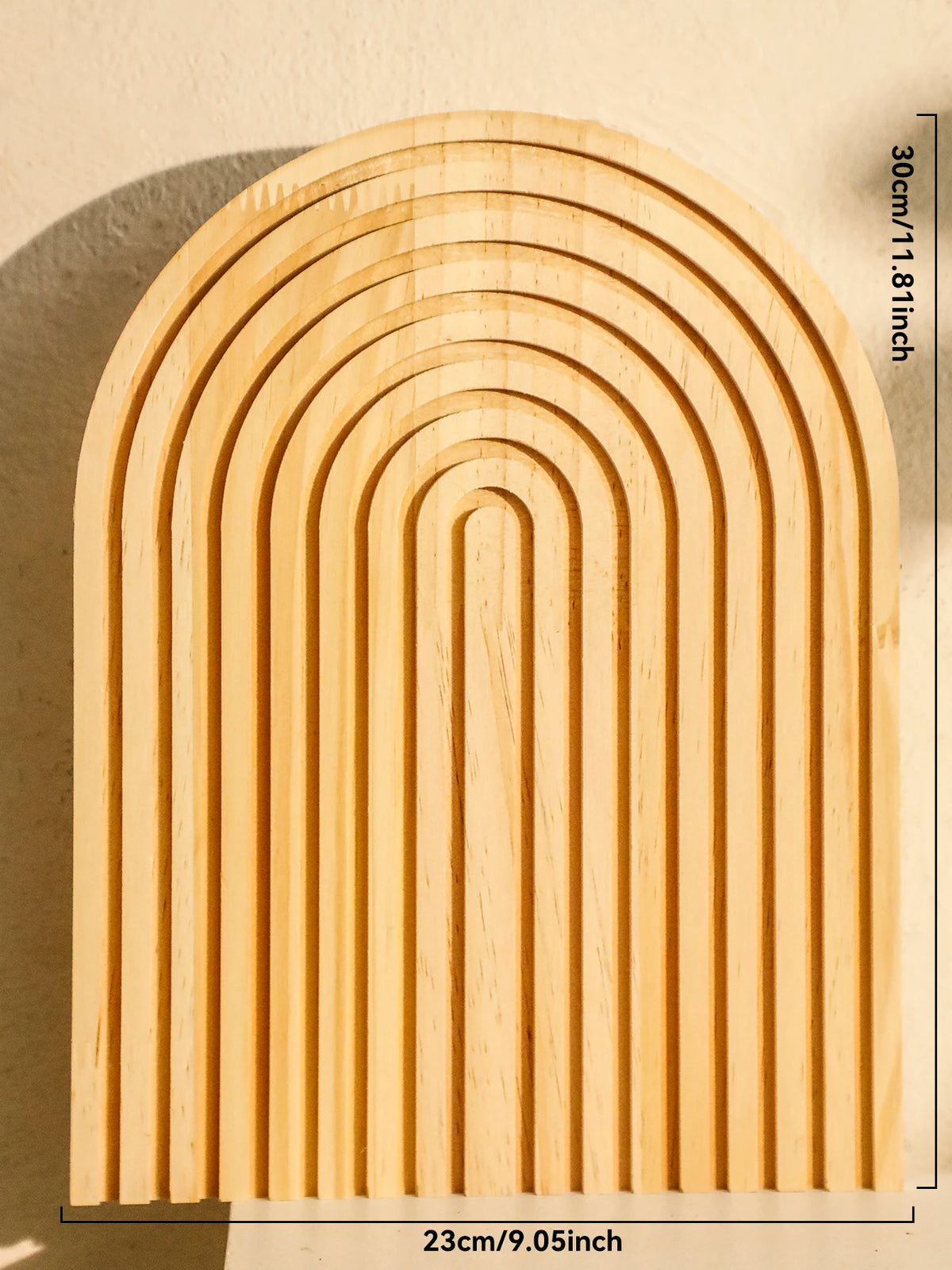 décoration moderne arc bois naturel géométrique minimaliste chambre salon ornement