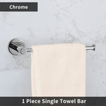 barre serviettes acier inoxydable or noir argent moderne lisse salle bain accessoire fixé
