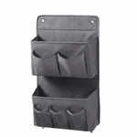 sac rangement mural noir gris clips modernes brosse flacon lotion crème