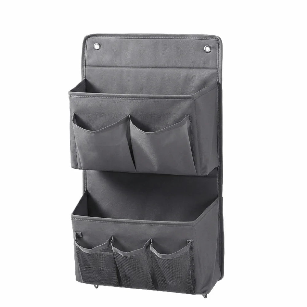 sac rangement mural noir gris clips modernes brosse flacon lotion crème