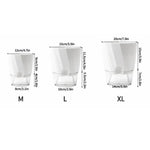 Pot plante moderne plastique double couche auto arrosant 15cm plante verte