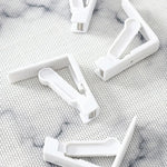 clips fixation nappe blanc moderne pièces plastique opacité usage extérieur