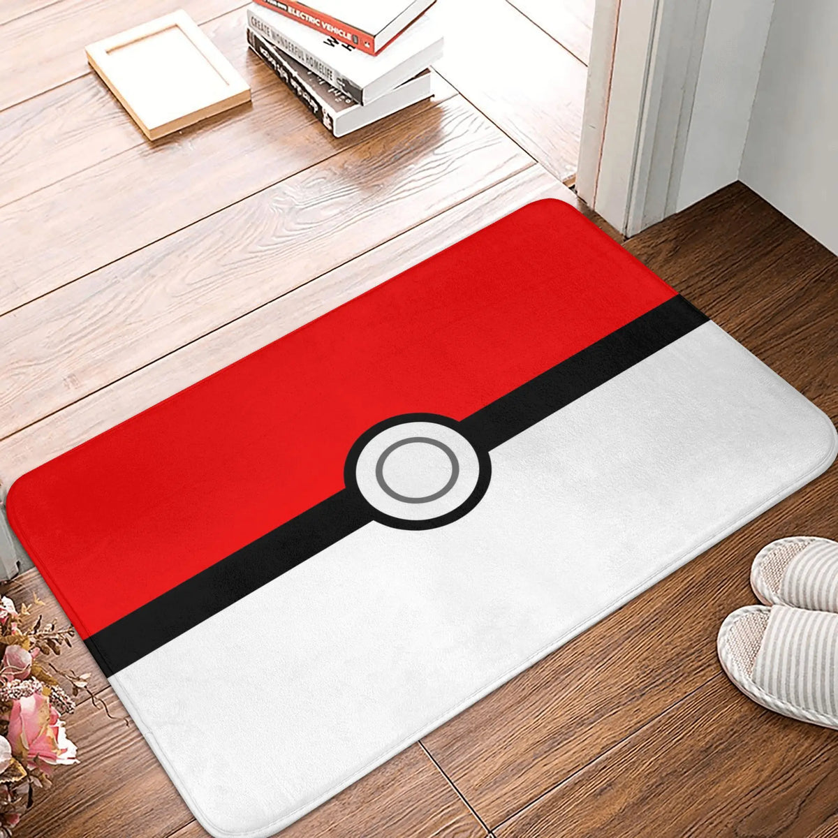 tapis antidérapant multicolore pokémon illustration moderne absorbant extérieur entrée cuisine balcon