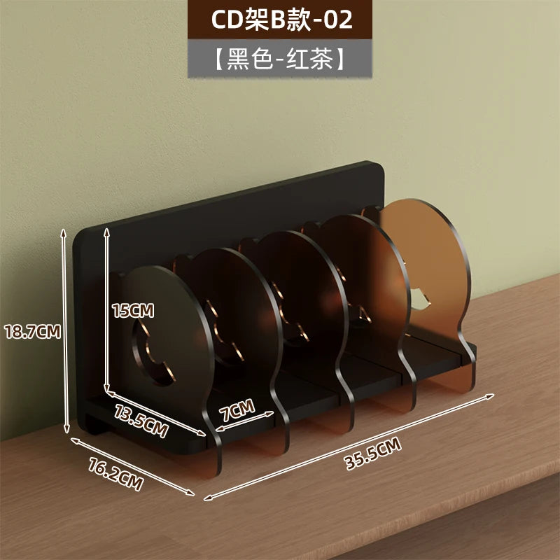 support disques vinyle bois transparent moderne minimaliste respectueux environnement multiple usage