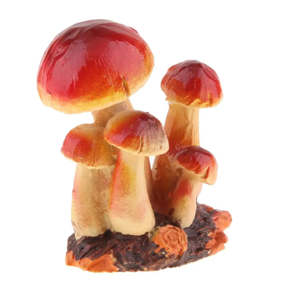 ornements jardin champignons décorations maison table sculptures pelouse extérieures figurines résine miniatures