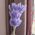 décoration intérieure bouquet plumes séchées rose pâle naturel rustique anniversaire baby shower chambre