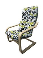 housse chaise gris clair fleurs blanches moderne salon élasthanne polyester imperméable extensible