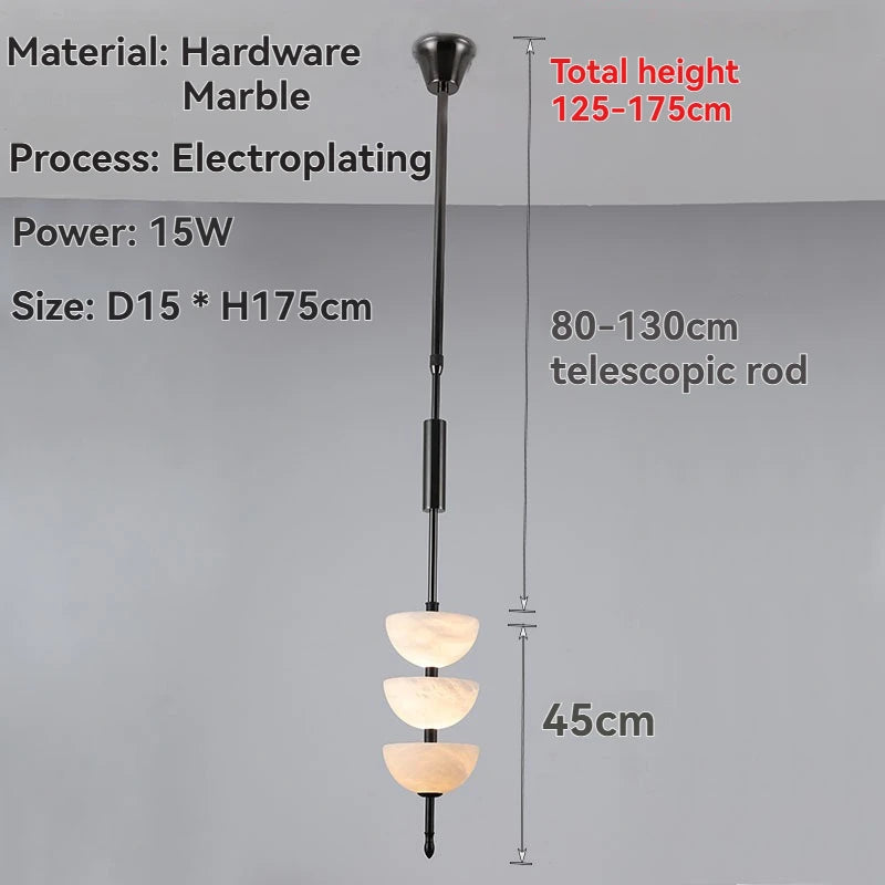 lampe murale moderne marbre blanc noir doré éclairage cuisine chambre coucher salle manger led