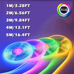 ruban led flexible 567 leds rgb changement couleur télécommande moderne vert rouge bleu violet