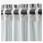 ruban rideau blanc rayures horizontales moderne 10m 20m 30m anneau polyester